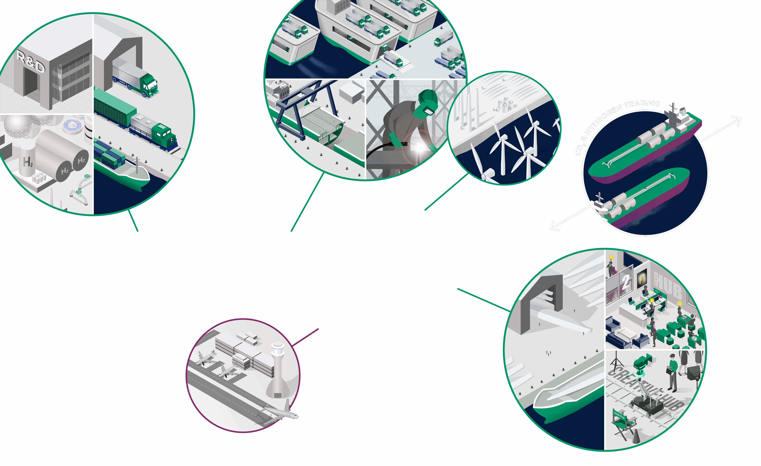 Example interactivity on geographical area